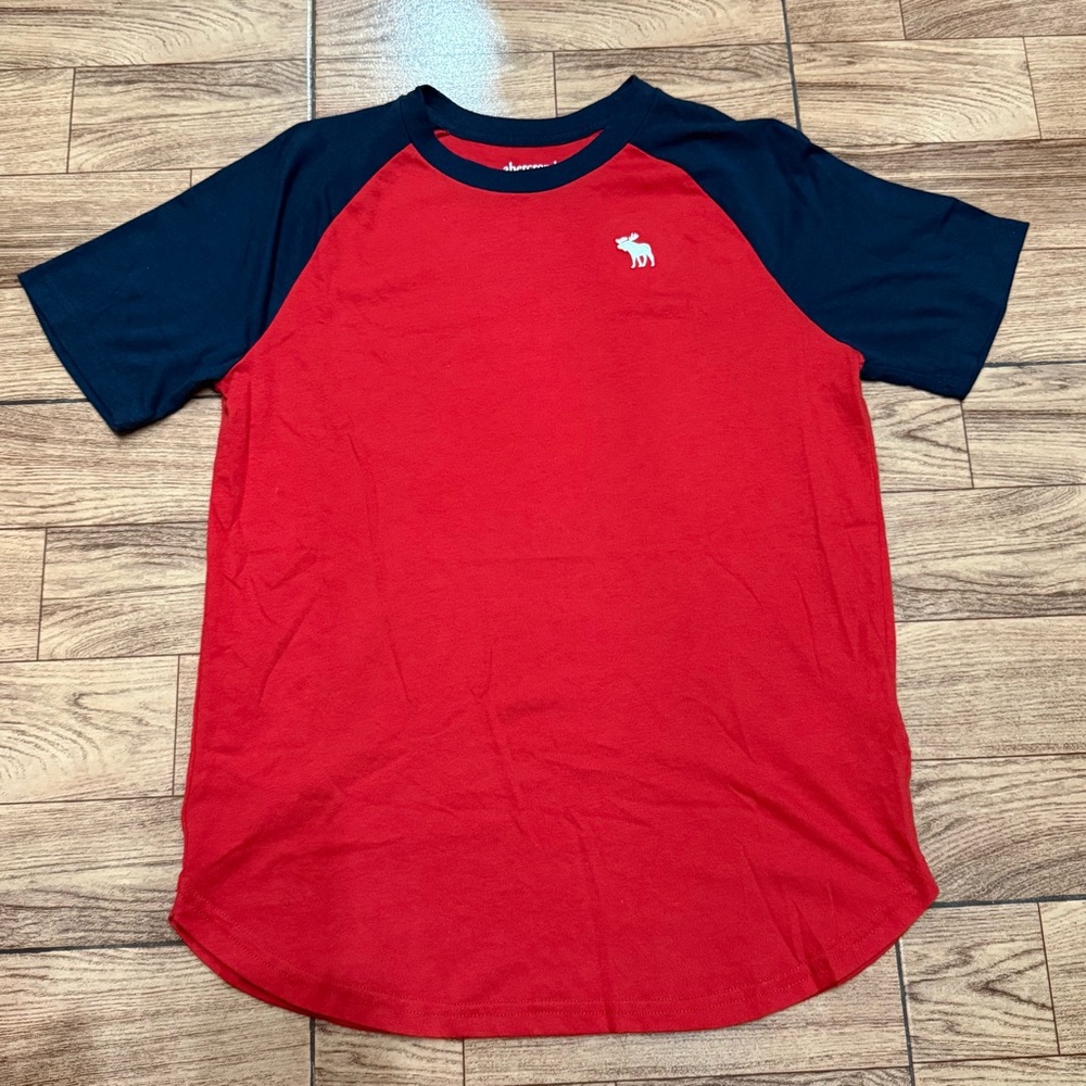 Abercrombie Kids Red and Black Tee